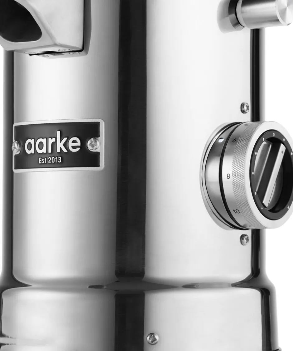 Kaffe & Te<Aarke Kitchenware Coffee Grinder - Stainless Steel