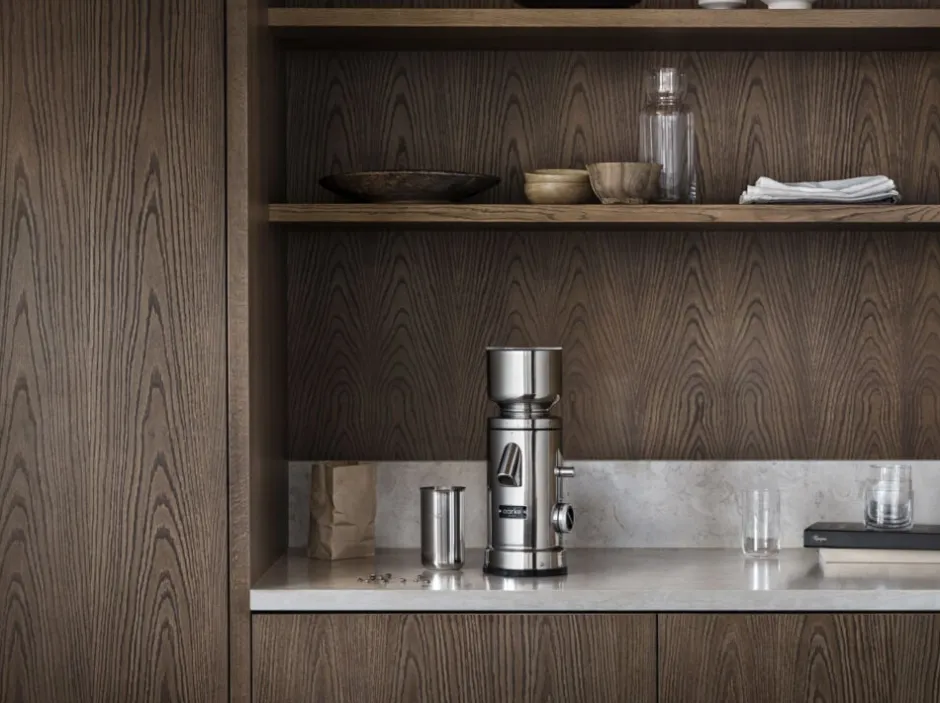 Kaffe & Te<Aarke Kitchenware Coffee Grinder - Stainless Steel