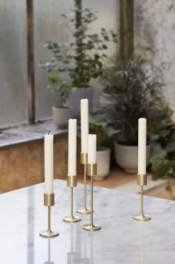 Lys & Lysestager<&Tradition Collect Candleholder SC59, Brass. H18cm.