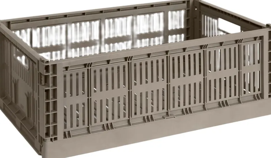 Opbevaring<Hay Color Crate, Large Warm grey