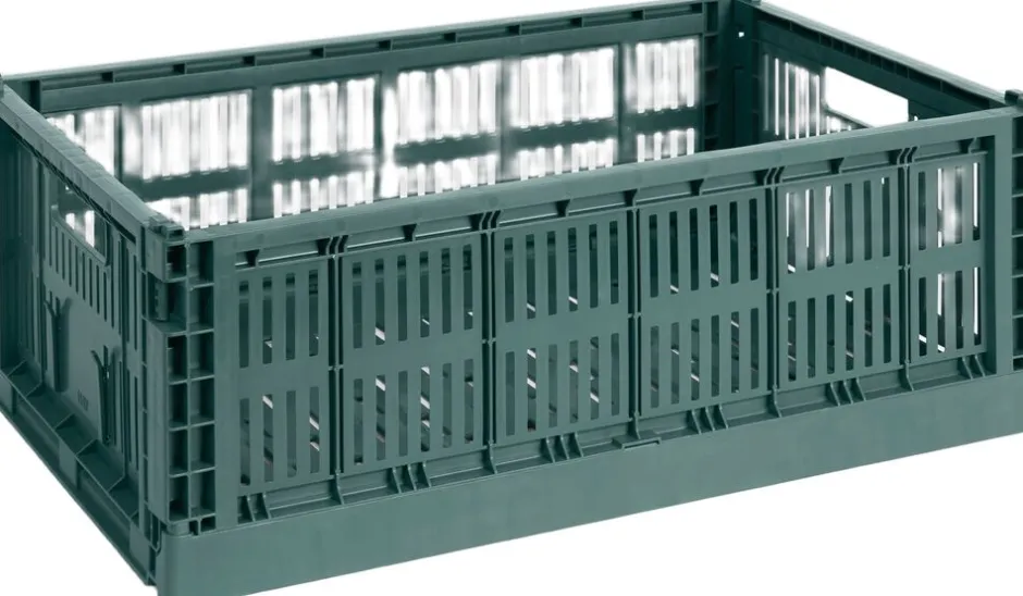 Opbevaring<Hay Color Crate, Large Dark green