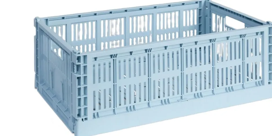 Opbevaring<Hay Color Crate, Large Soft blue
