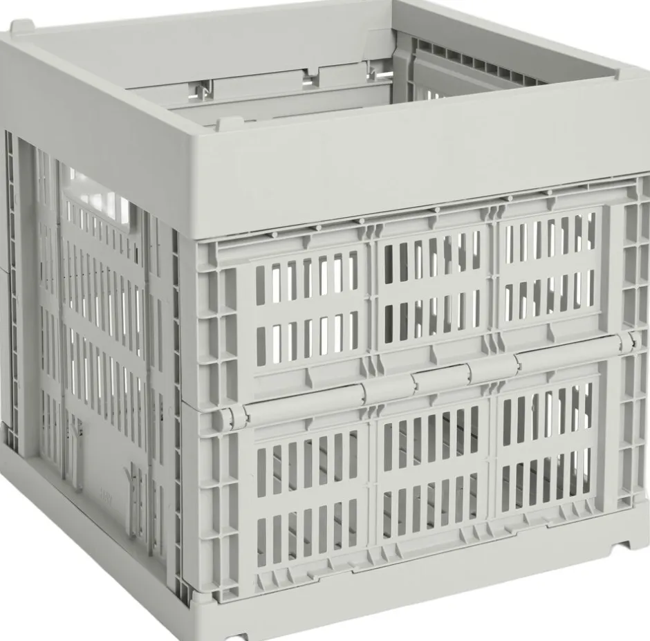 Opbevaring<Hay Colour Crate, Cube Grey