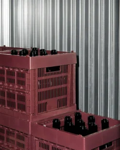 Opbevaring<Hay Colour Crate, Cube Bordeaux