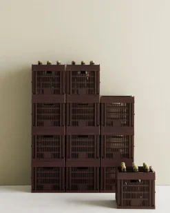 Opbevaring<Hay Colour Crate, Cube Bordeaux
