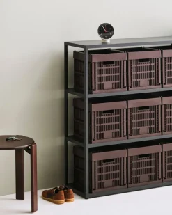 Opbevaring<Hay Colour Crate, Cube Bordeaux