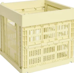 Opbevaring<Hay Colour Crate, Cube Light yellow