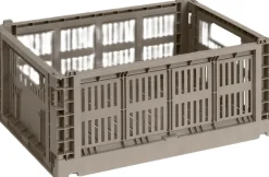 Opbevaring<Hay Colour Crate, Medium Warm grey