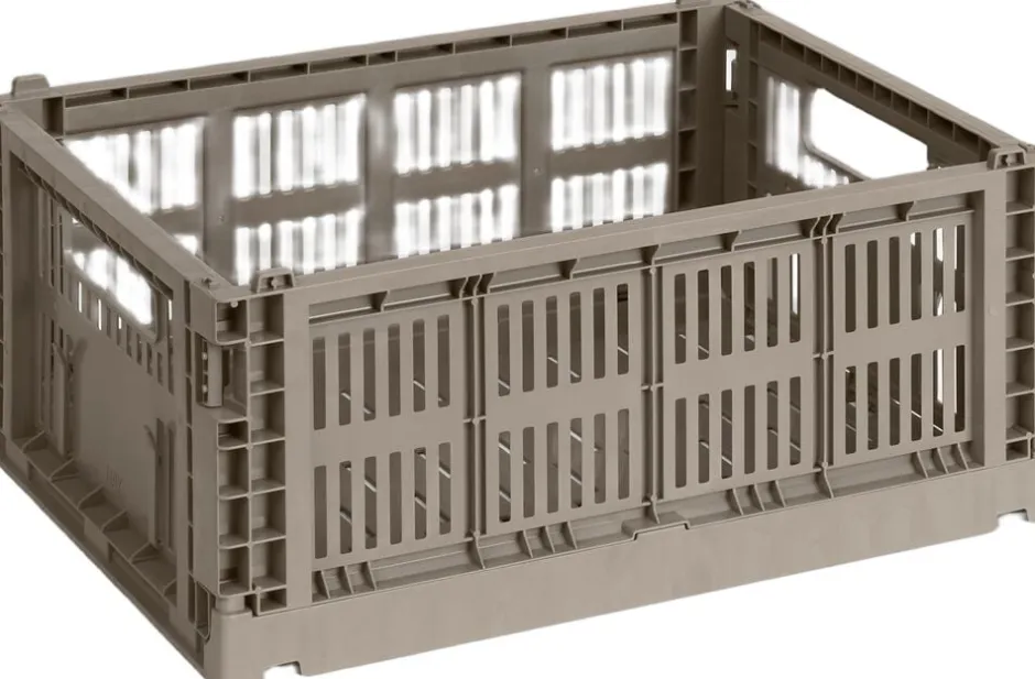 Opbevaring<Hay Colour Crate, Medium Warm grey