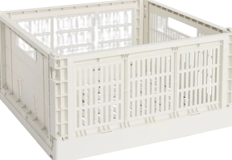 Opbevaring<Hay Colour Crate, Square, Large Off white