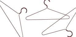 Knager & Knagerækker<Hay Colour Hanger-Set of 3-Maroon red