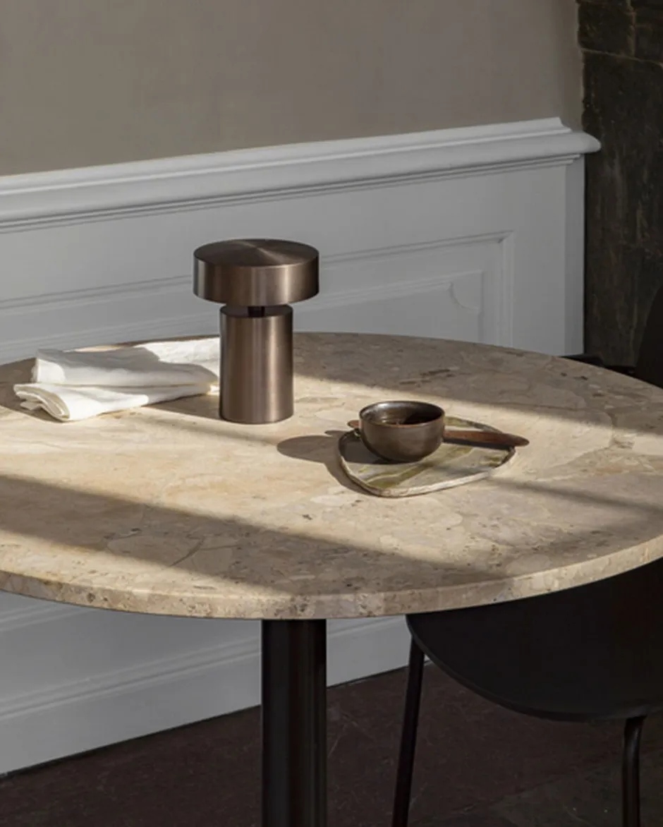Trådløse Lamper<Audo Copenhagen Column Portable Table Lamp Bonze