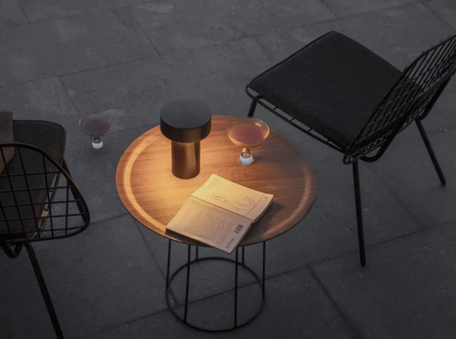 Trådløse Lamper<Audo Copenhagen Column Portable Table Lamp Bonze