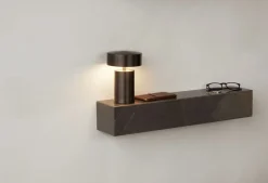 Trådløse Lamper<Audo Copenhagen Column Portable Table Lamp Bonze