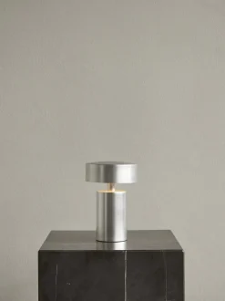 Trådløse Lamper<Audo Copenhagen Column Portable Table Lamp Aluminium