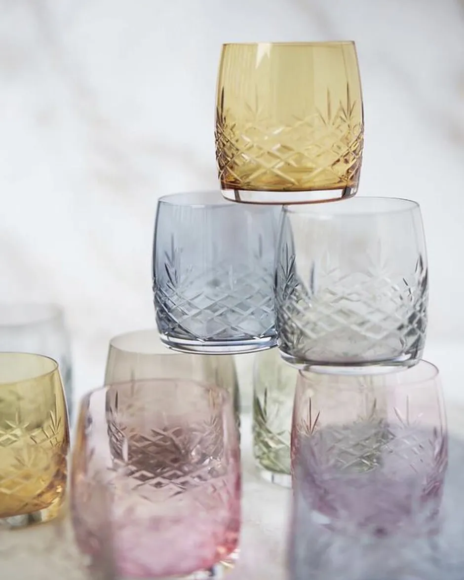 Glas<Frederik Bagger Crispy Sapphire Aqua - 2 stk