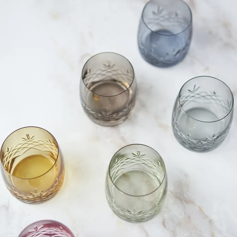 Glas<Frederik Bagger Crispy Sapphire Aqua - 2 stk