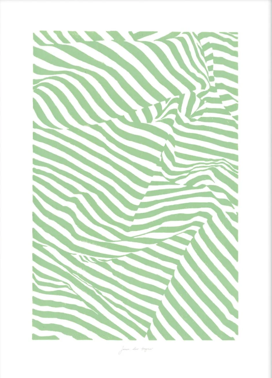 Plakater & Rammer<Poster & Frame Curled Lines No 2