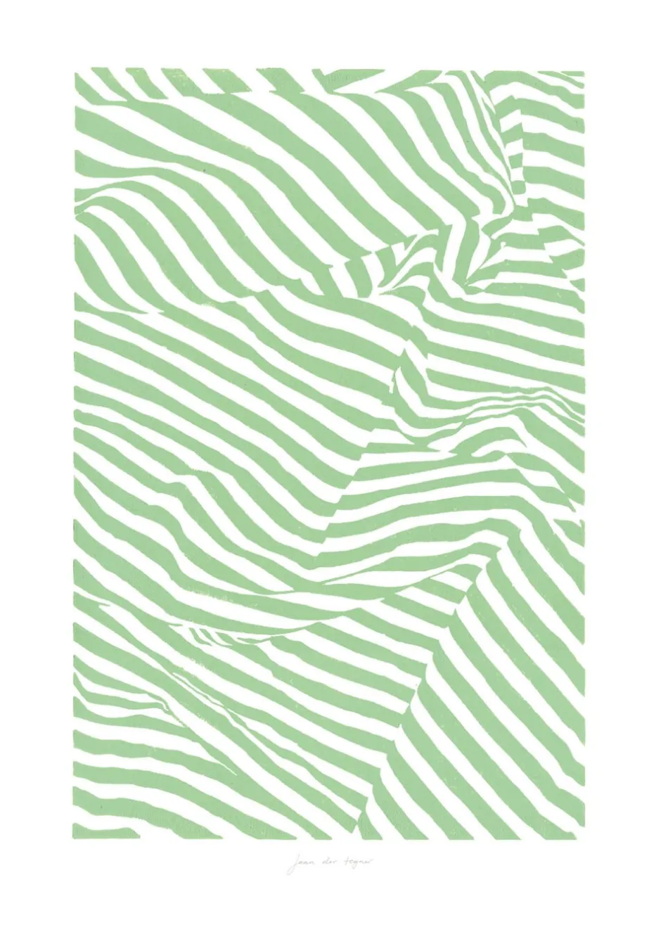 Plakater & Rammer<Poster & Frame Curled Lines No 2