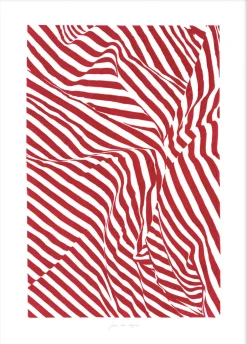 Plakater & Rammer<Poster & Frame Curled Lines No 5