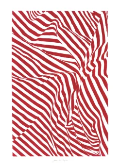 Plakater & Rammer<Poster & Frame Curled Lines No 5
