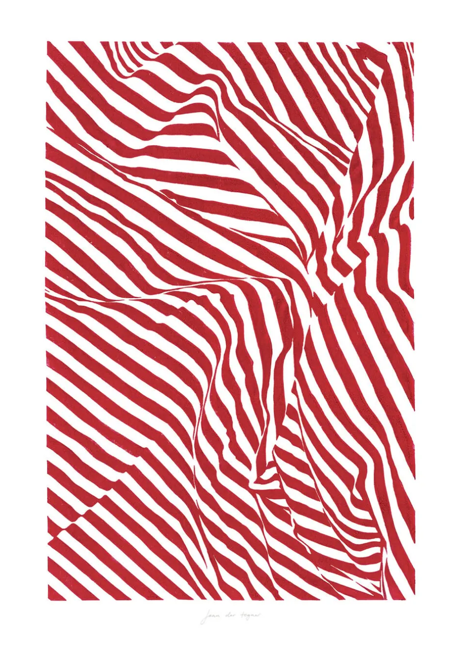 Plakater & Rammer<Poster & Frame Curled Lines No 5