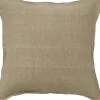 Puder<Bungalow Cushion 50x50cm Linen Khaki