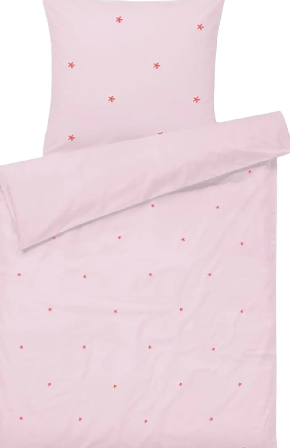 Sengetøj & Lagner<Juna Daisy Sengetøj Baby 70x100 cm pink/rød