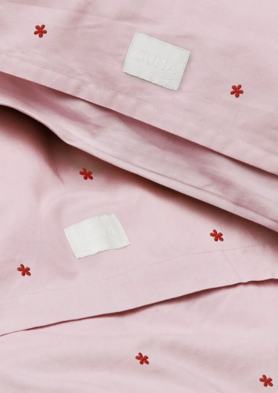 Sengetøj & Lagner<Juna Daisy Sengetøj Baby 70x100 cm pink/rød