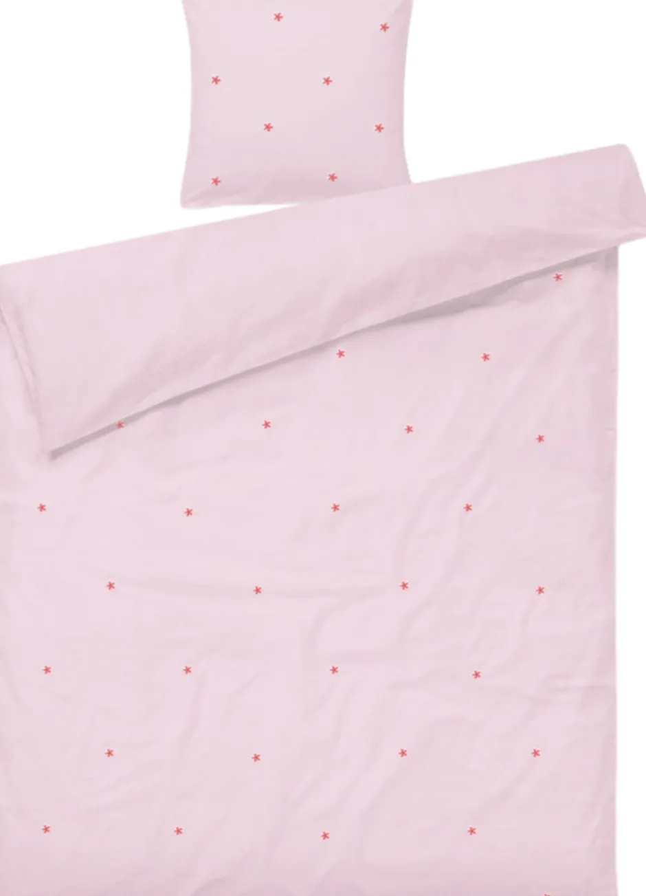 Sengetøj & Lagner<Juna Daisy Sengetøj 140x220 cm pink/rød DK