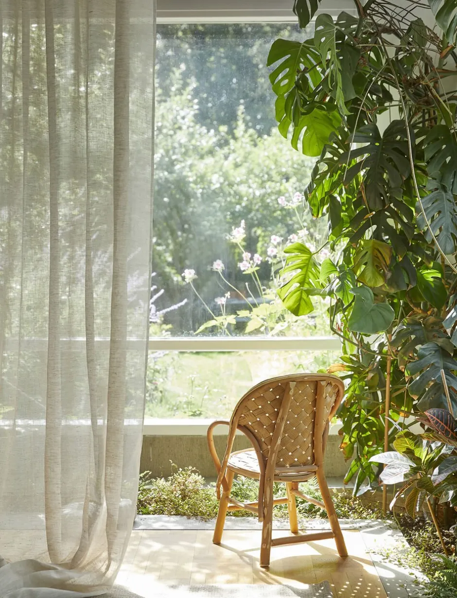 Gardiner<Himla Dalsland Curtain with heading tape Oatmeal