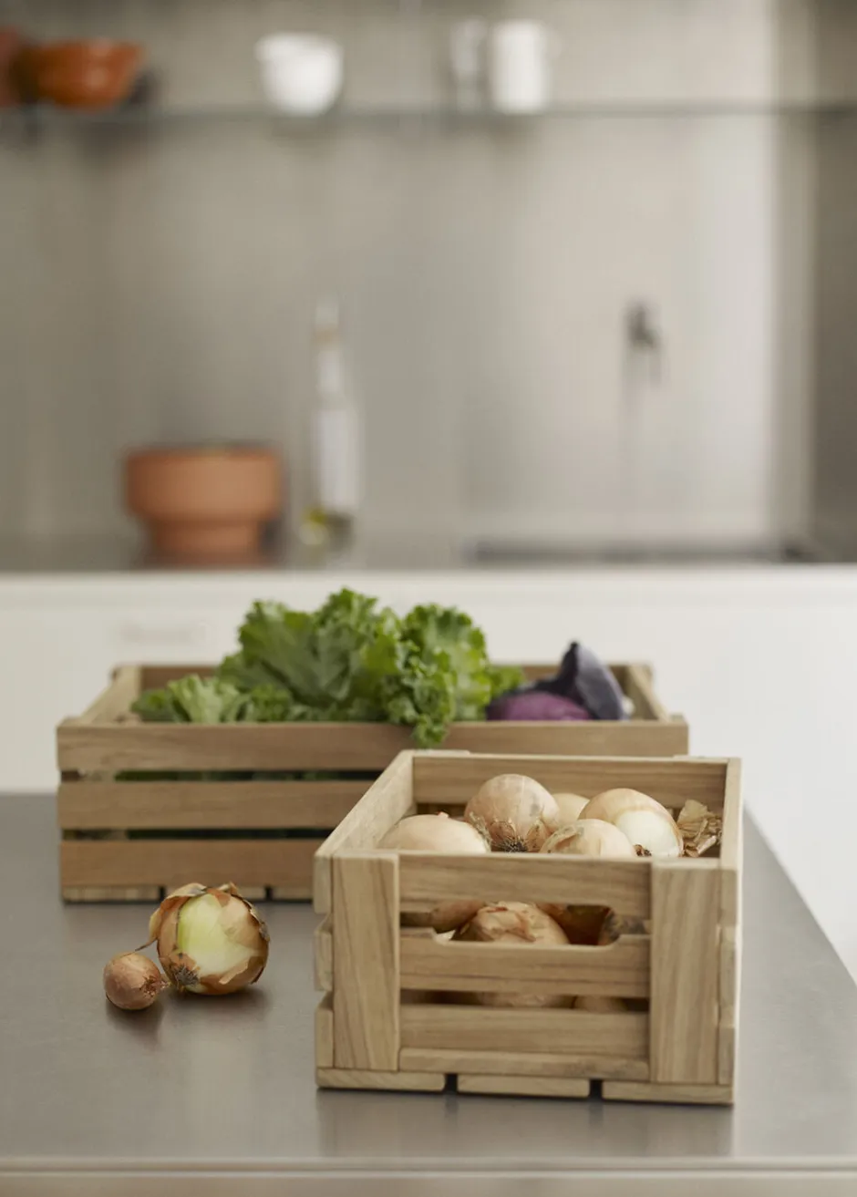Opbevaring<Skagerak Dania Box 4, Teak, Apple Box