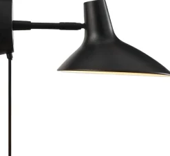 Væglamper<DFTP DARCI SHORT WALL E14 BLACK