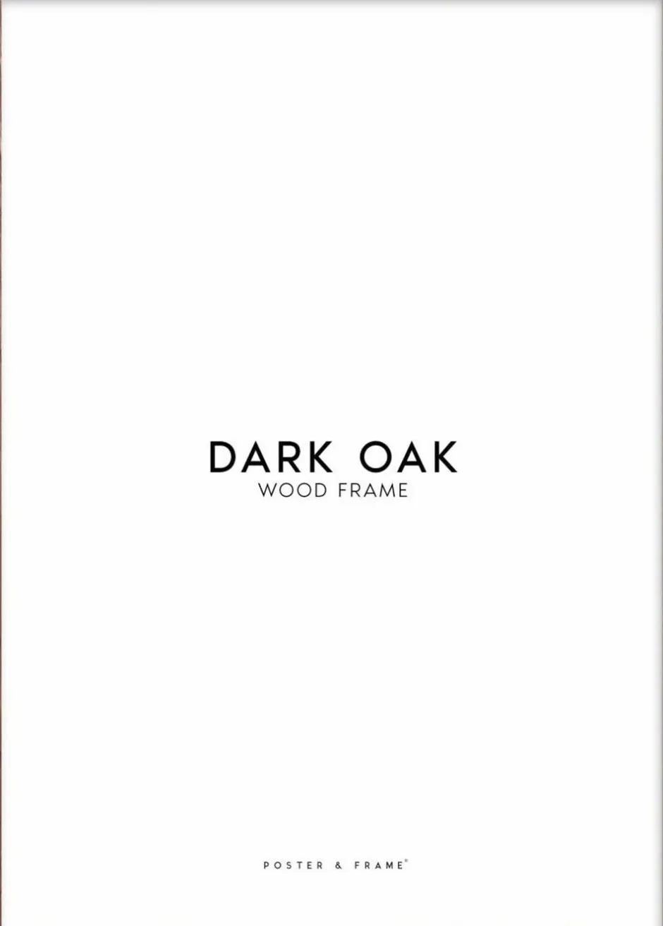 Plakater & Rammer<Poster & Frame Dark oak