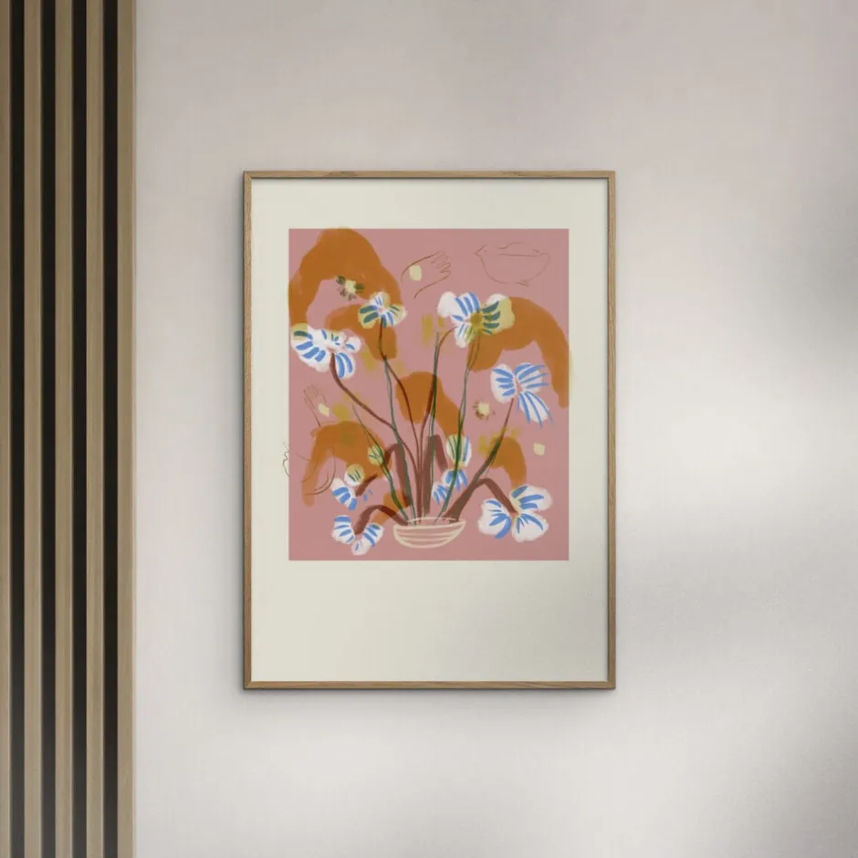 Plakater & Rammer<Poster & Frame Das Rotes Rabbit - 8 Flowers