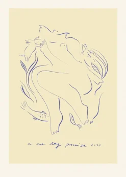Plakater & Rammer<Poster & Frame Das Rotes Rabbit - A One Day Promise