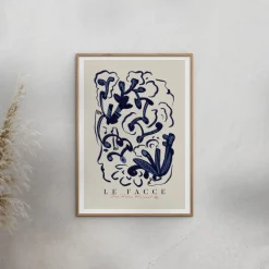 Plakater & Rammer<Poster & Frame Das Rotes Rabbit - Le Facce - Blue Flerfarvet