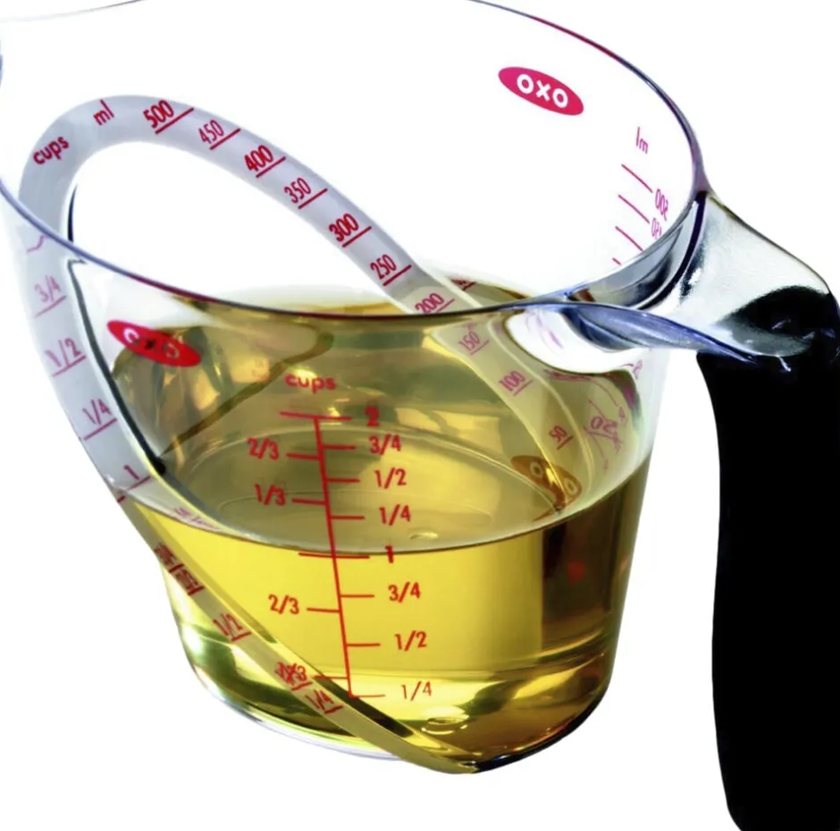 Bageartikler<OXO Decilitermål, 1/2 l.