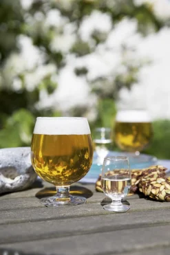 Glas<Holmegaard Det danske Glas Snapseglas klar 5,0 cl 2 stk.