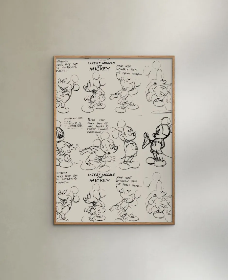 Plakater & Rammer<Poster & Frame Disney - Mickey Mouse Latest Models of Mickey Flerfarvet