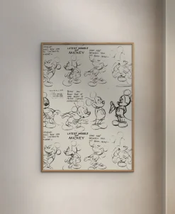 Plakater & Rammer<Poster & Frame Disney - Mickey Mouse Latest Models of Mickey Flerfarvet