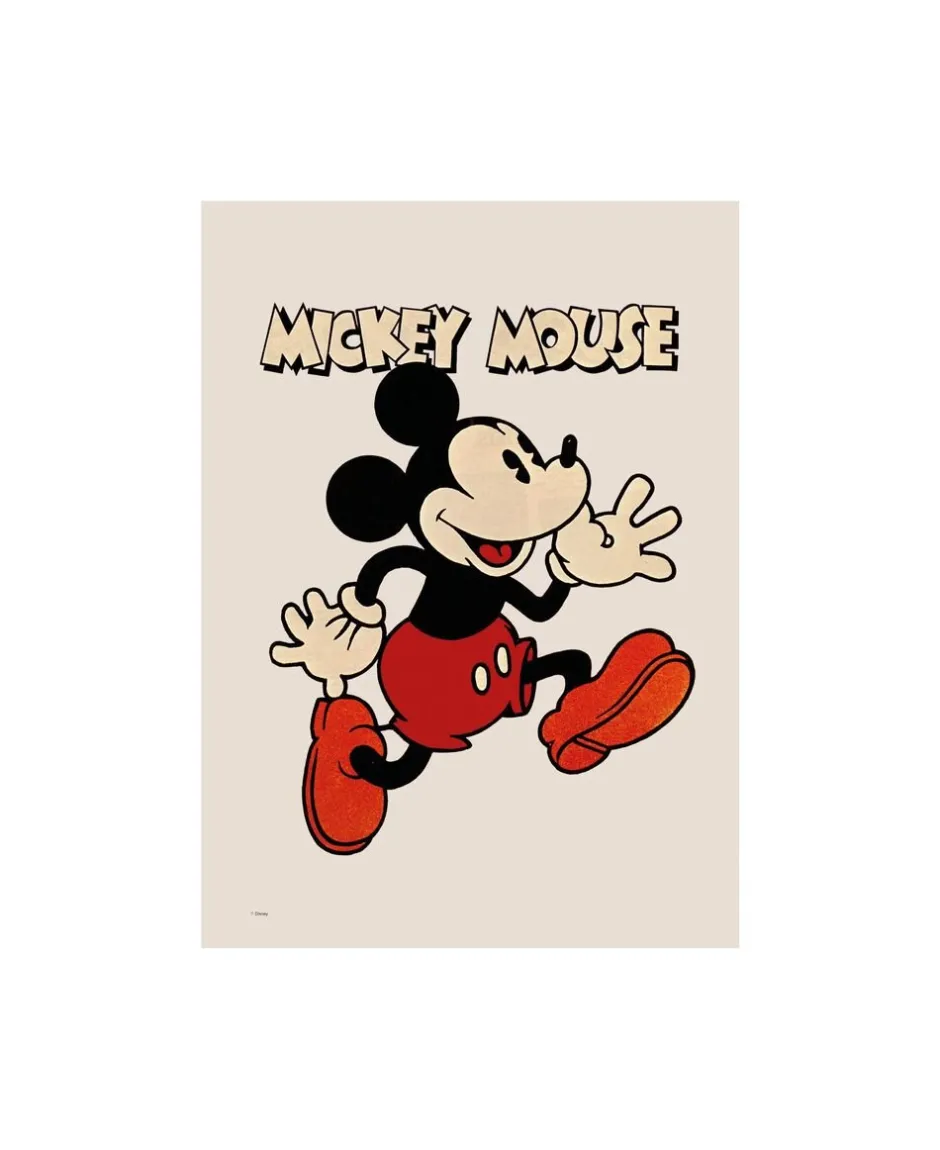 Plakater & Rammer<Poster & Frame Disney - Mickey Mouse Vintage No. 01 Flerfarvet