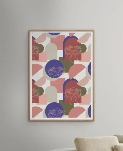 Plakater & Rammer<Poster & Frame Disney Ð The Jungle Book Pink Shere Khan Outline Flerfarvet