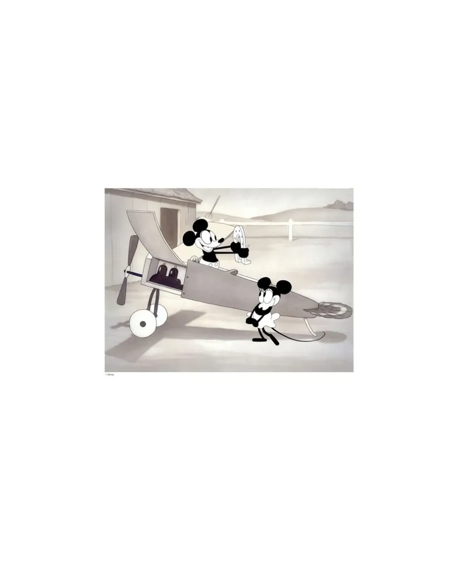 Plakater & Rammer<Poster & Frame Disney - Vintage Plane Movie No. 02 Flerfarvet