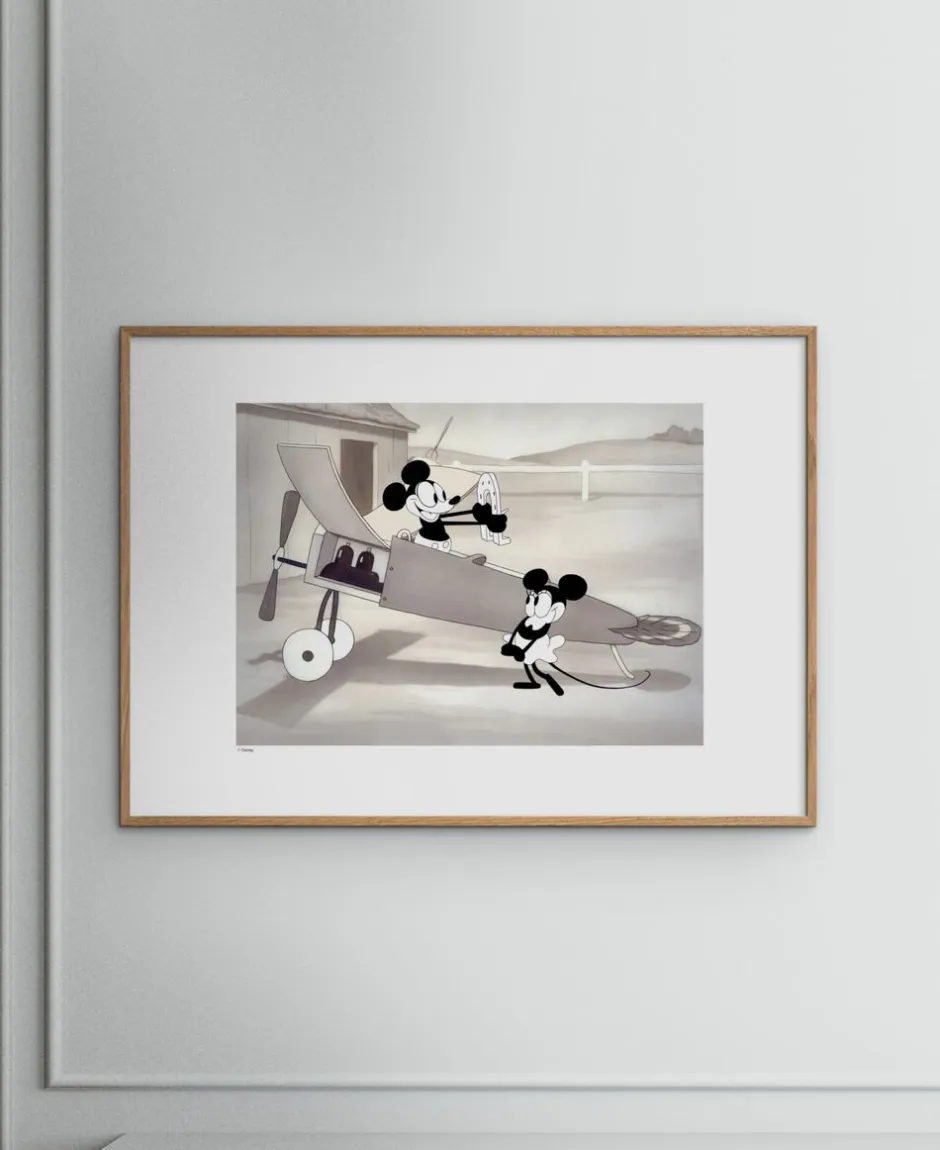 Plakater & Rammer<Poster & Frame Disney - Vintage Plane Movie No. 02 Flerfarvet