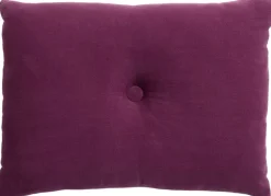 Puder<Hay Dot Cushion-Linen-Burgundy