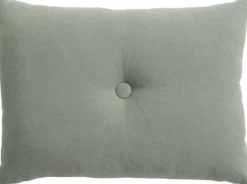 Puder<Hay Dot Cushion-Linen-Pine green
