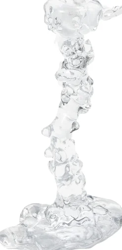 Lys & Lysestager<Polspotten drip candle holder glass L