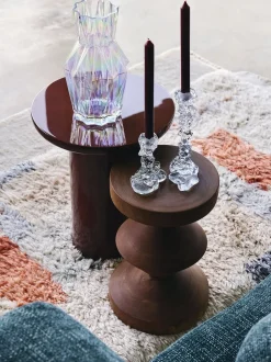 Lys & Lysestager<Polspotten drip candle holder glass L