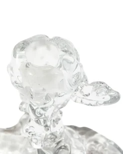 Lys & Lysestager<Polspotten drip candle holder glass S
